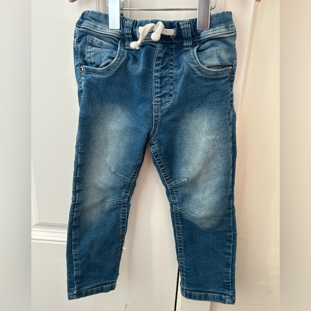 Bench Toddler Blue Washed Denim Jogger Pants